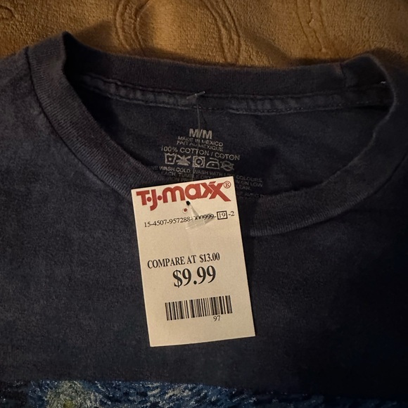 T.J.Maxx Navy Graphic Tee - Picture 2 of 3
